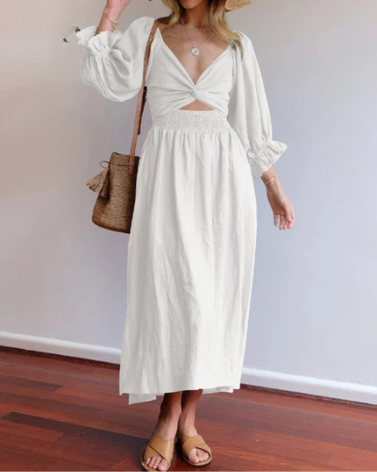 Michelle | Rochie cu Mâneci Volanate