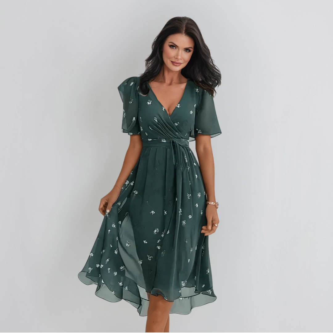 Lenka | Rochie elegantă cu decolteu adânc în formă de V