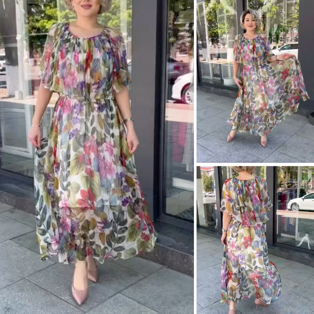 Donna™ - Rochie Maxi Floral pentru Femei
