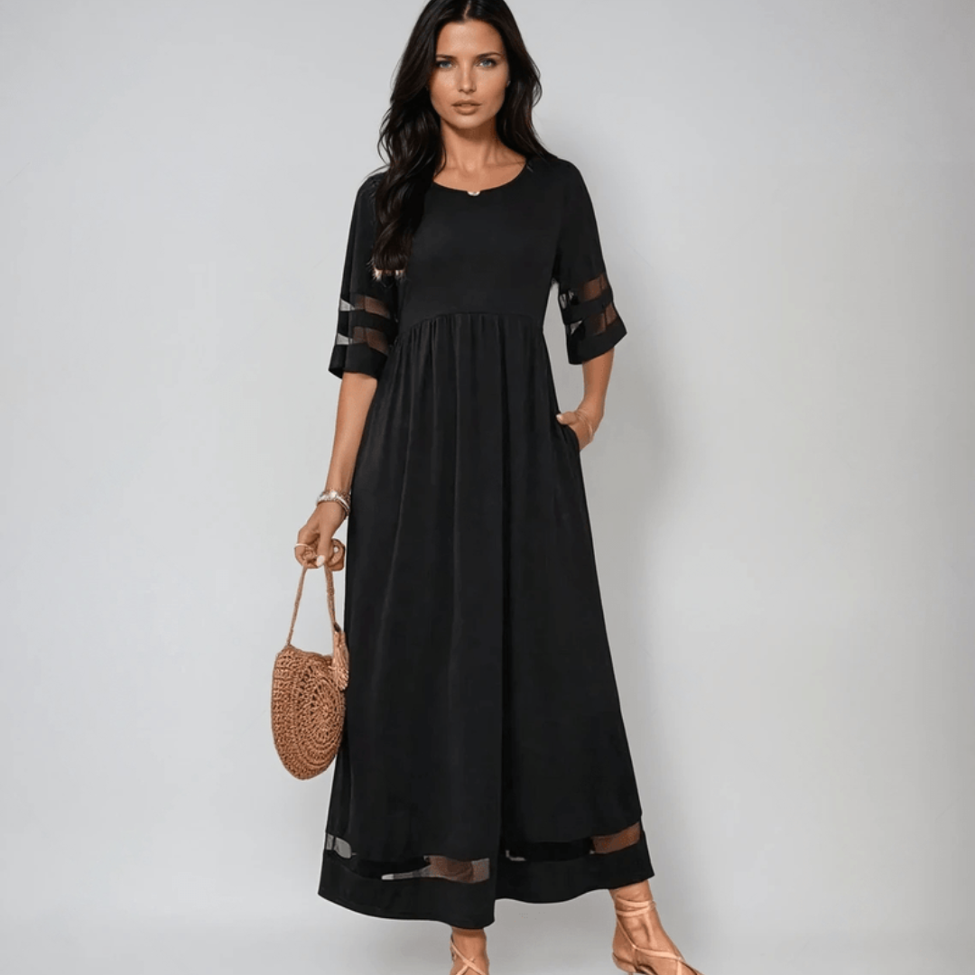 Zora | Rochie Maxi cu Eleganță Clasică