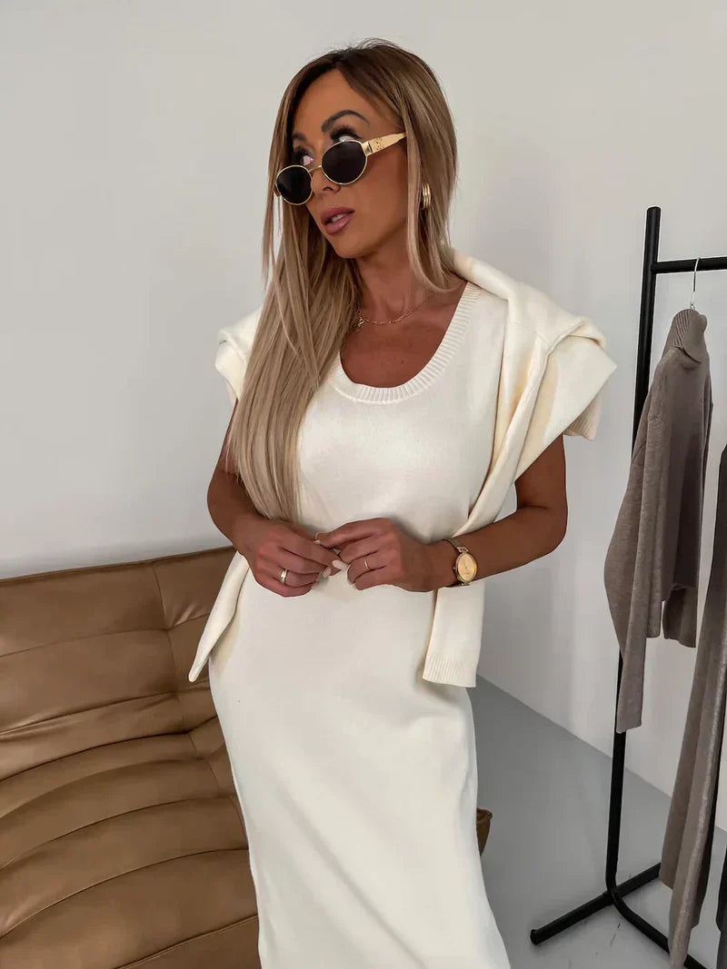 Joana | Rochie cu guler asortat