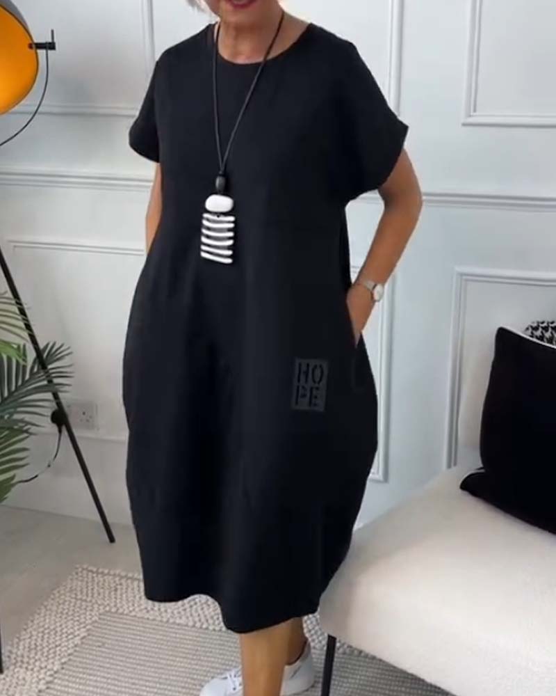 Iris™ - Rochie Elegantă cu Mâneci Scurte