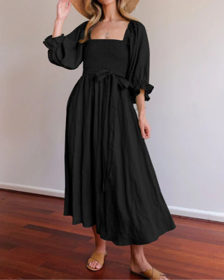 Michelle | Rochie cu Mâneci Volanate