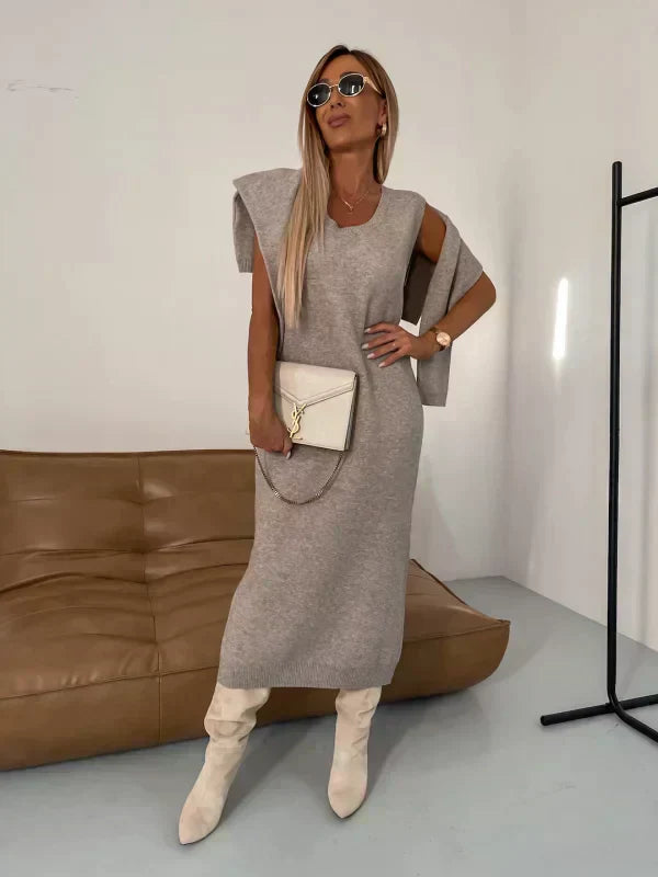Joana | Rochie cu guler asortat