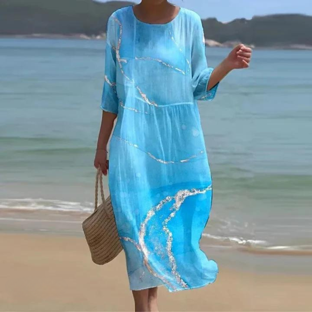 Nataly | Rochie elegantă cu efect de camuflare a burticii