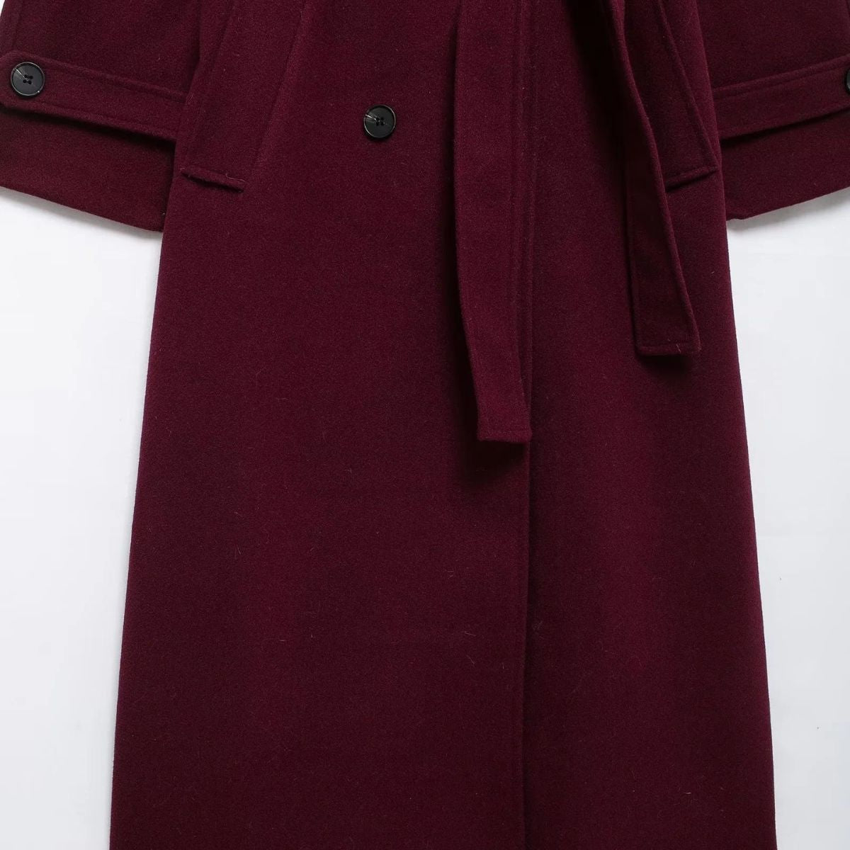 Palton Burgundy de Toamnă