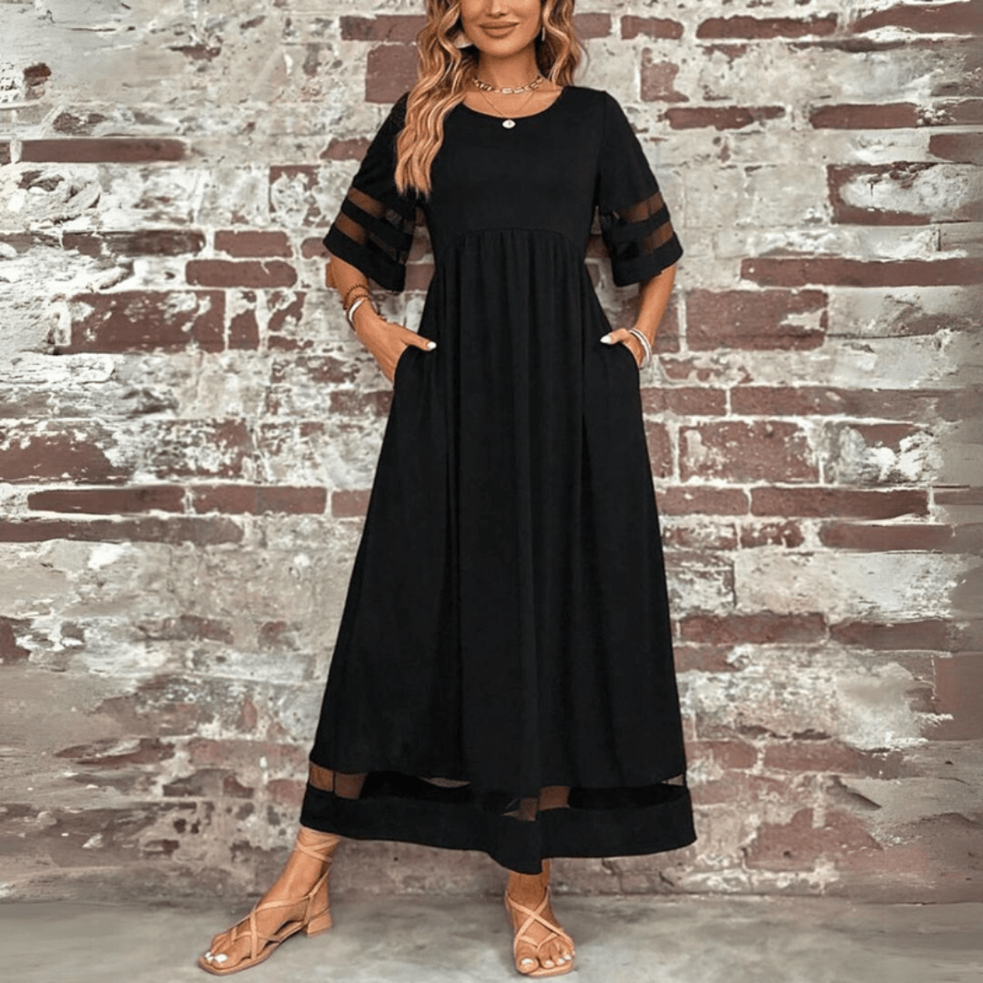 Zora | Rochie Maxi cu Eleganță Clasică