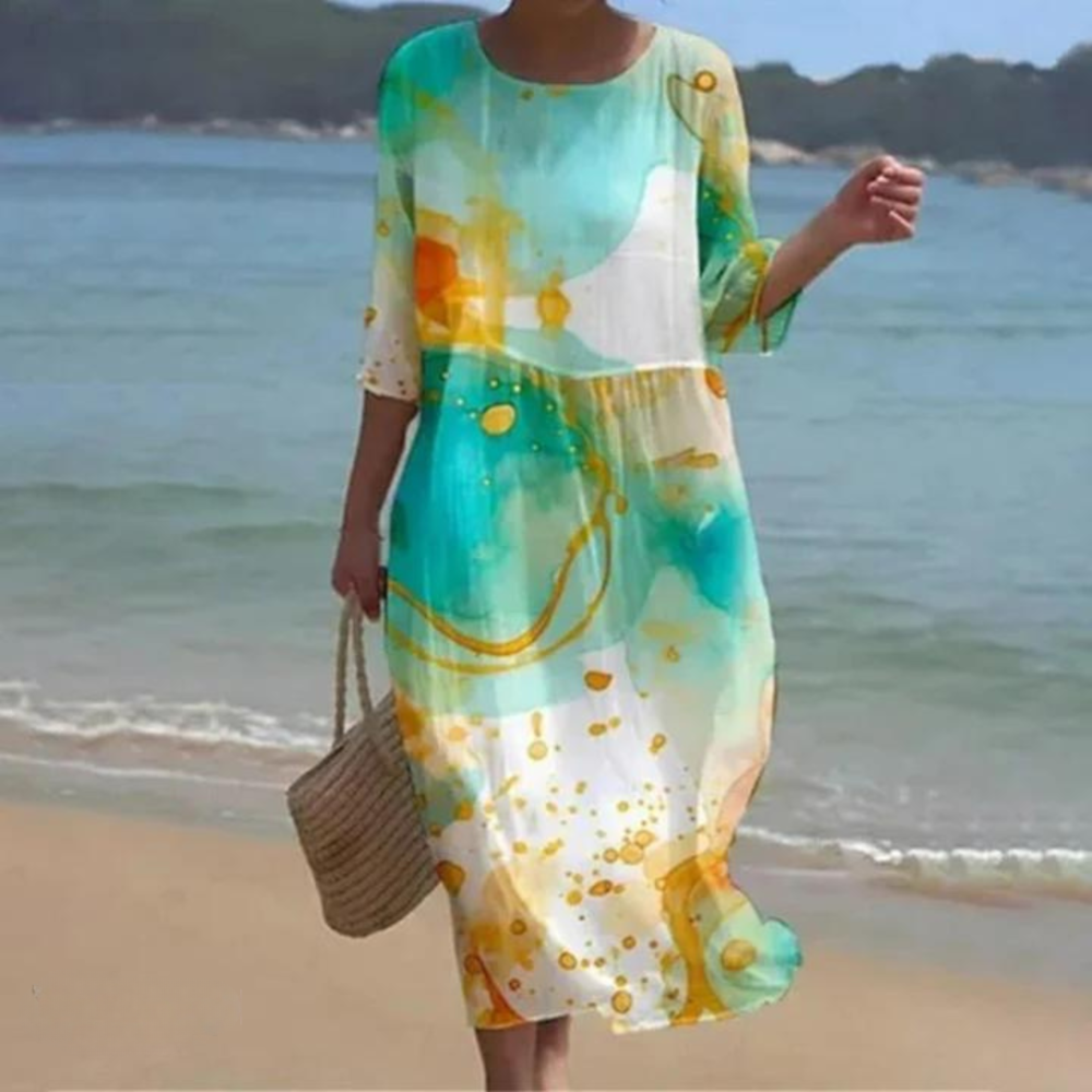 Nataly | Rochie elegantă cu efect de camuflare a burticii