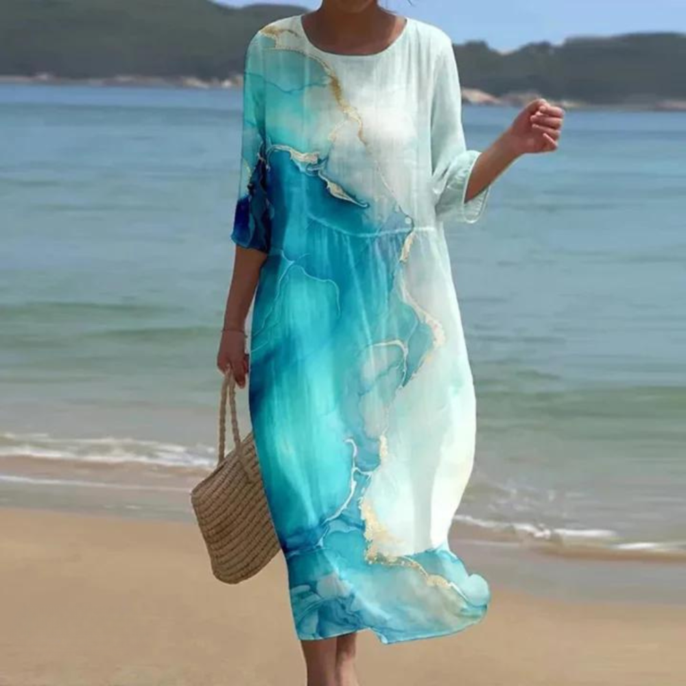 Nataly | Rochie elegantă cu efect de camuflare a burticii