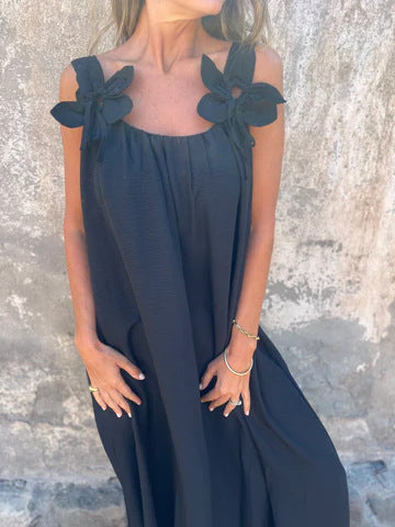 Mariana | Rochie de damă simplă cu imprimeu floral