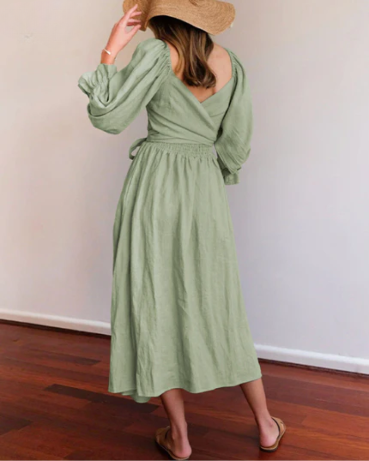 Michelle | Rochie cu Mâneci Volanate