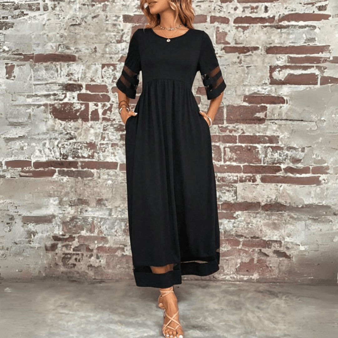 Zora | Rochie Maxi cu Eleganță Clasică