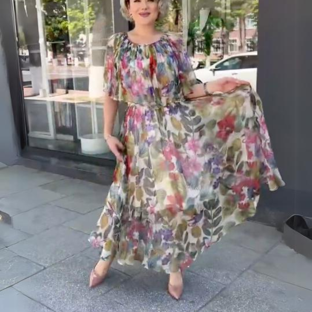 Donna™ - Rochie Maxi Floral pentru Femei