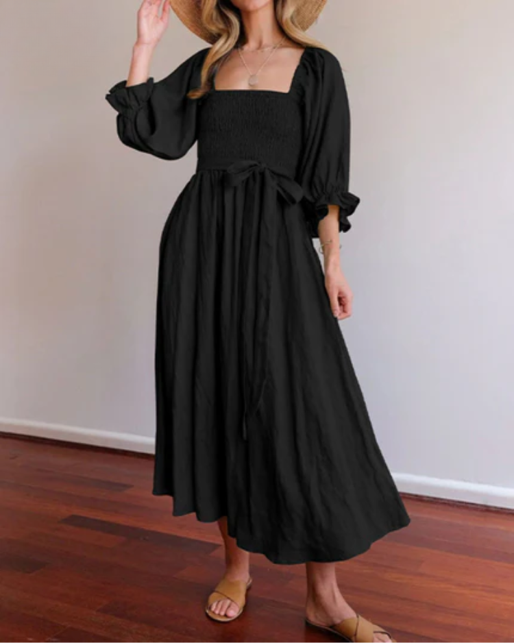 Michelle | Rochie cu Mâneci Volanate