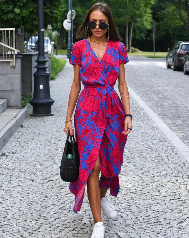 Rebeka | Rochie de vară cu imprimeu floral