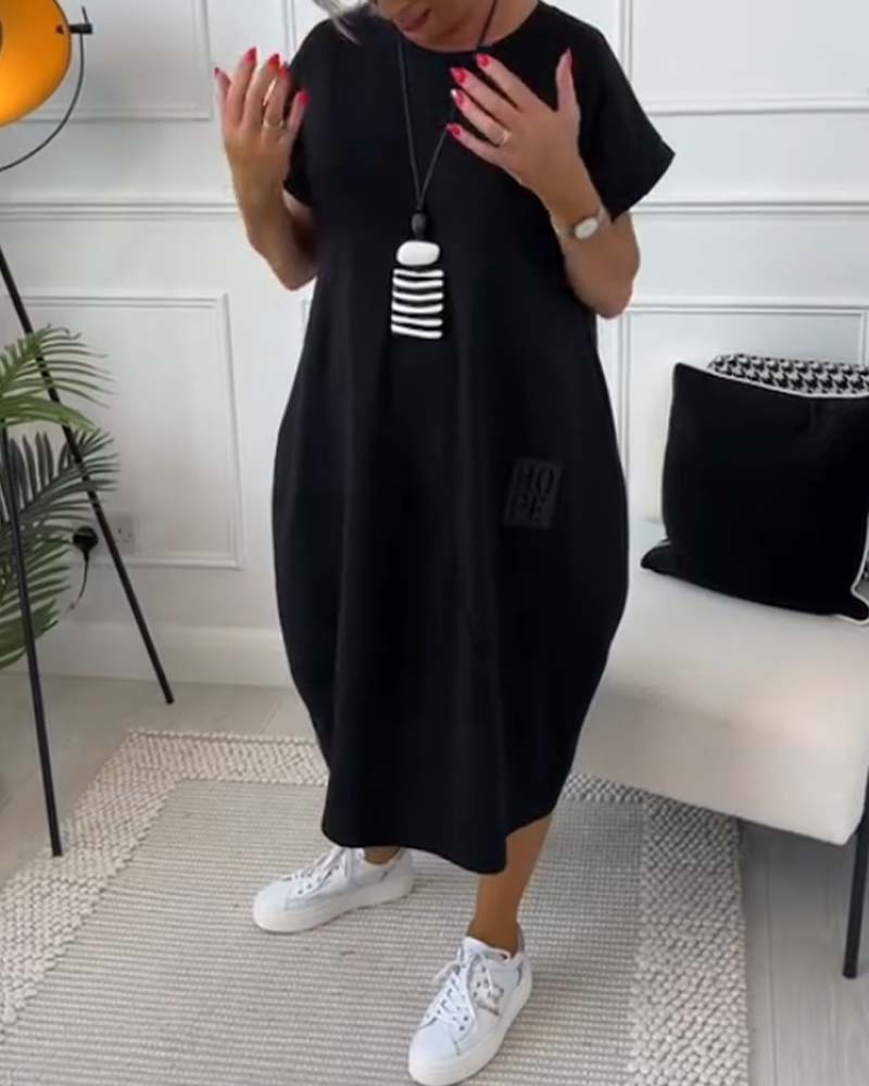 Iris™ - Rochie Elegantă cu Mâneci Scurte