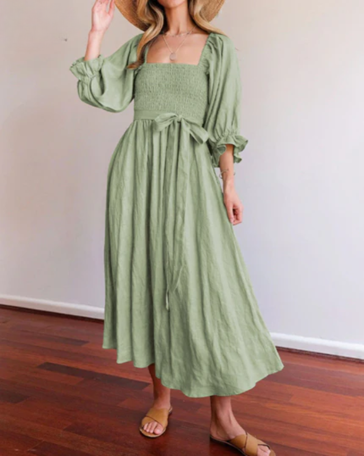 Michelle | Rochie cu Mâneci Volanate