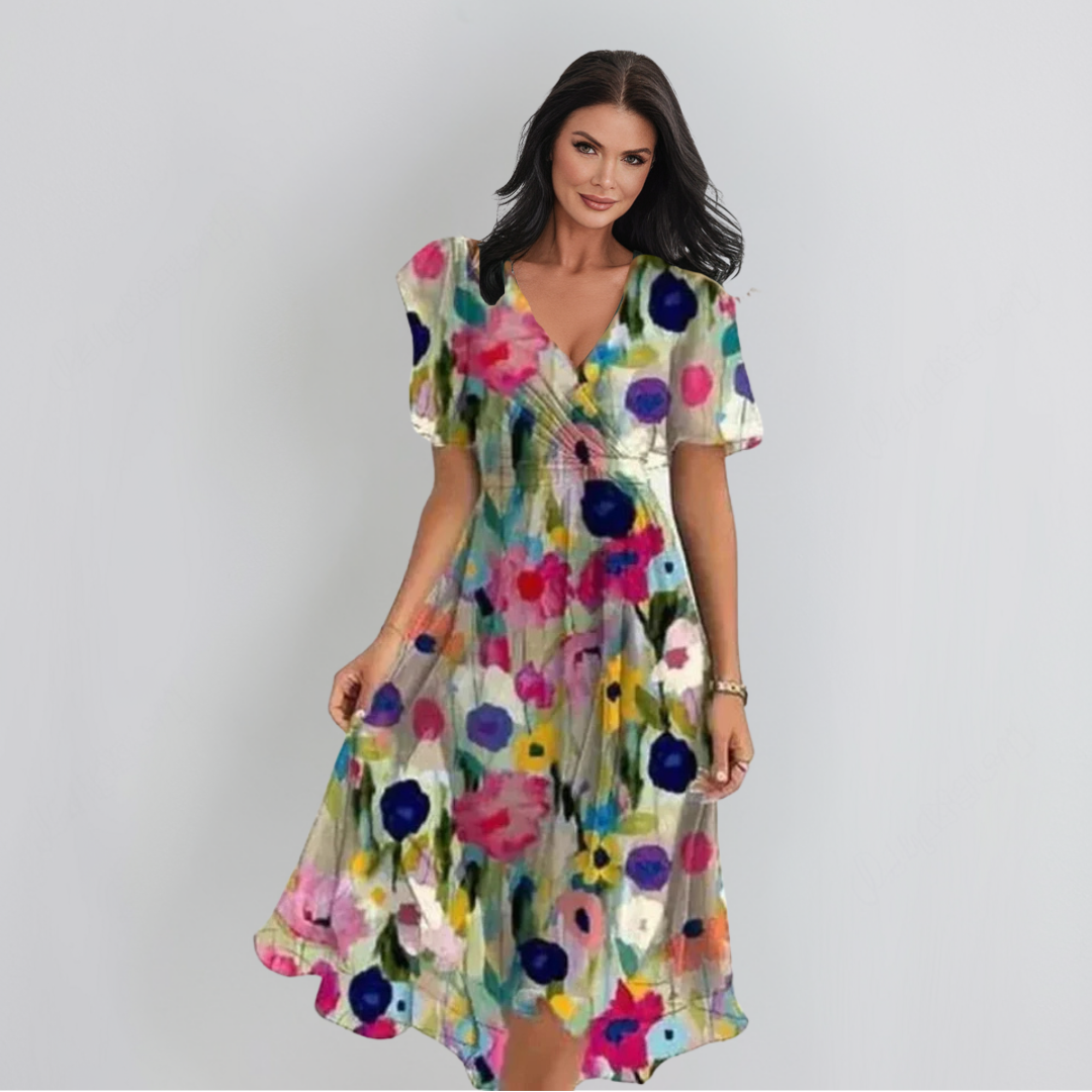 Lenka | Rochie elegantă cu decolteu adânc în formă de V
