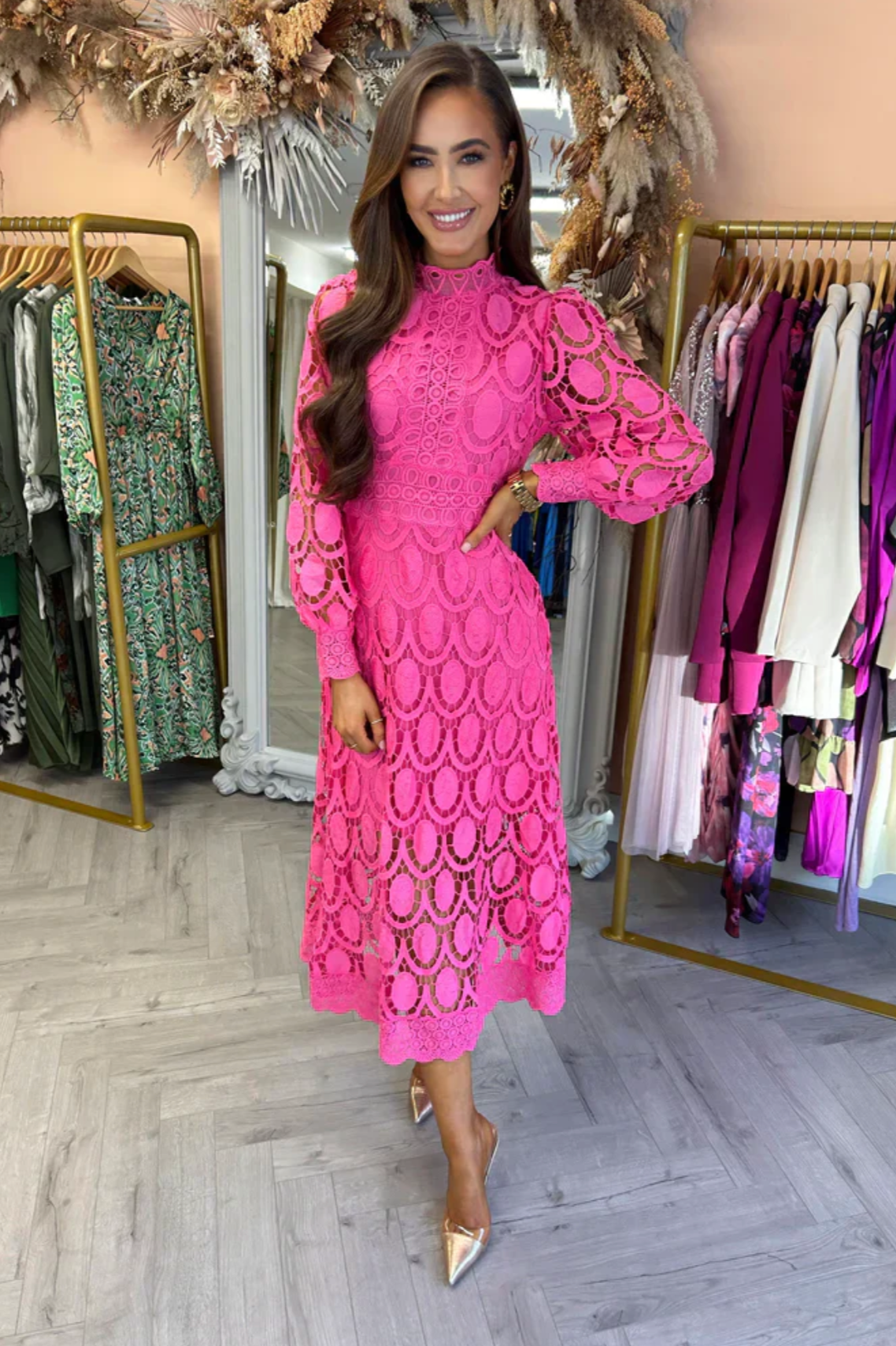 BELLIZE - Rochie Midi Elegantă