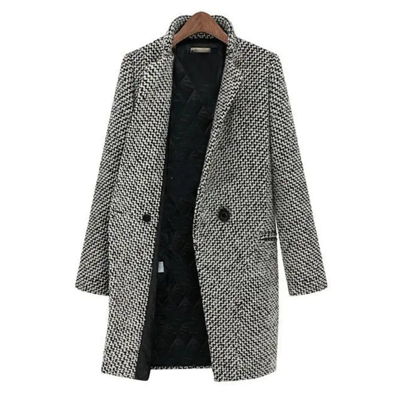 Klara™ | Palton lung elegant din lână