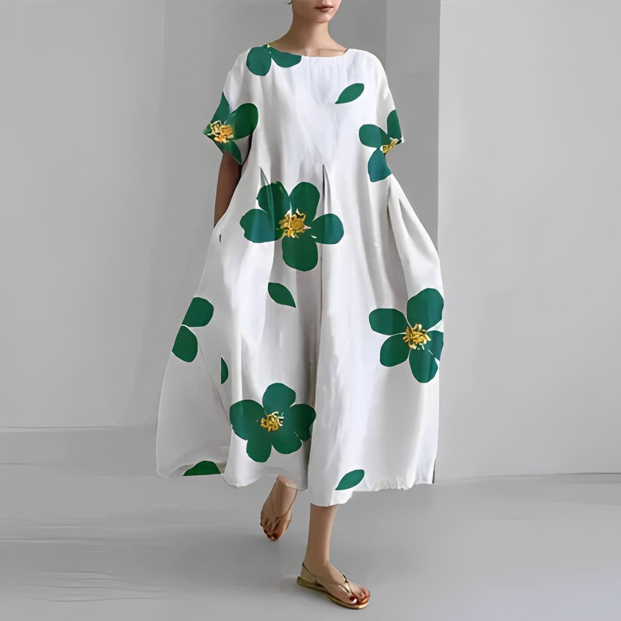 Amelia - Rochie Boho cu Print Floral