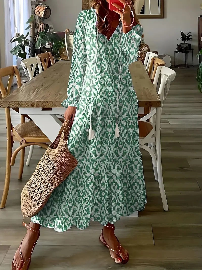 Florince™ - Rochie Maxi Inspirată de Stil Boho