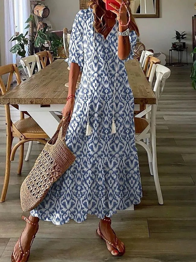 Florince™ - Rochie Maxi Inspirată de Stil Boho