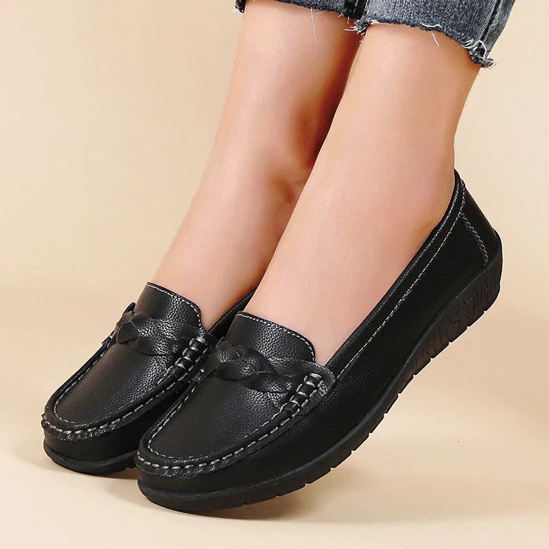 Diana™ - Mocasi din piele originală