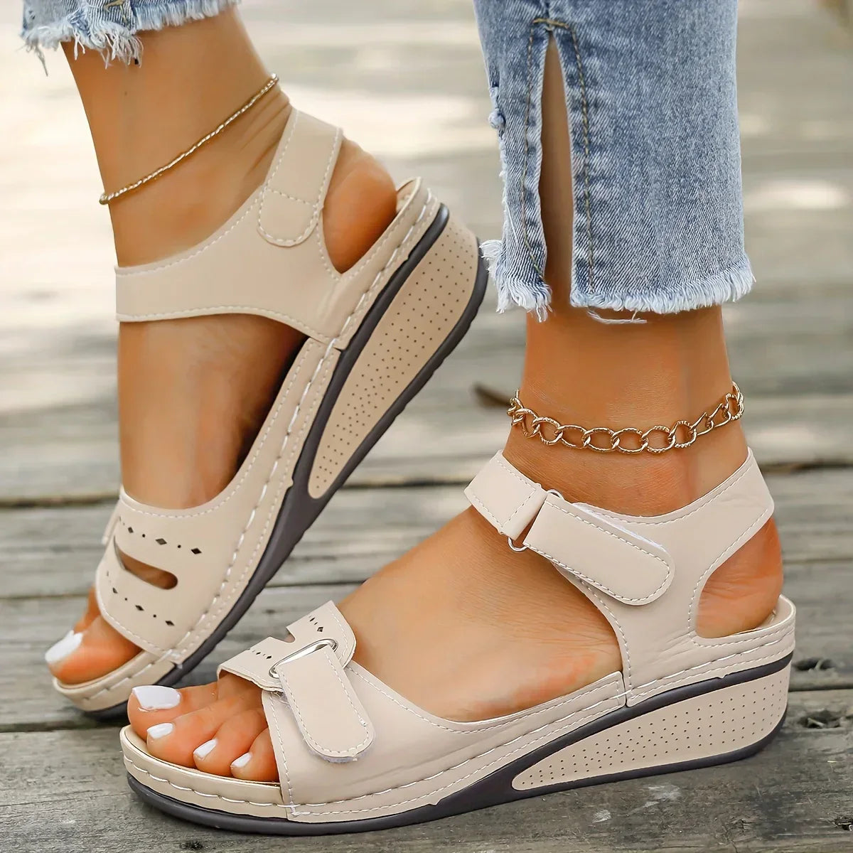 Leah™ - Sandale ortopedice confortabile