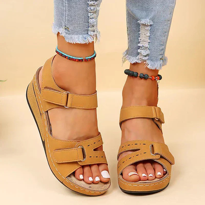 Elena™ – Sandale platforme confortabile de vară