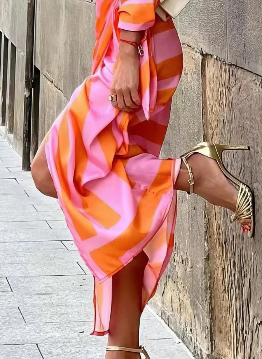 Amira™ | Rochie tricotată cu guler elegant