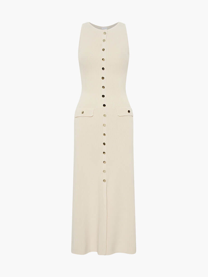 Natalie | Rochie Maxi fără Mâneci