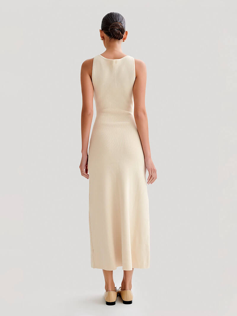 Natalie | Rochie Maxi fără Mâneci
