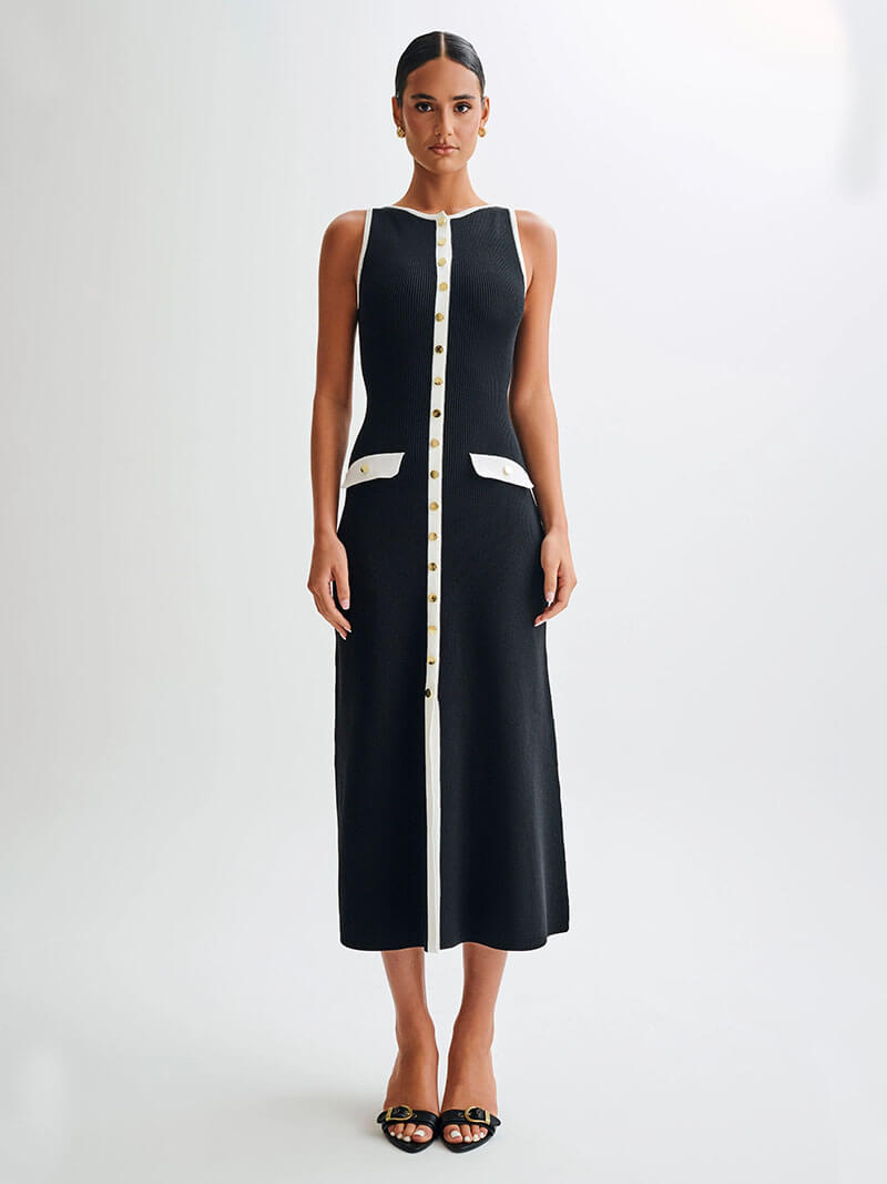 Natalie | Rochie Maxi fără Mâneci