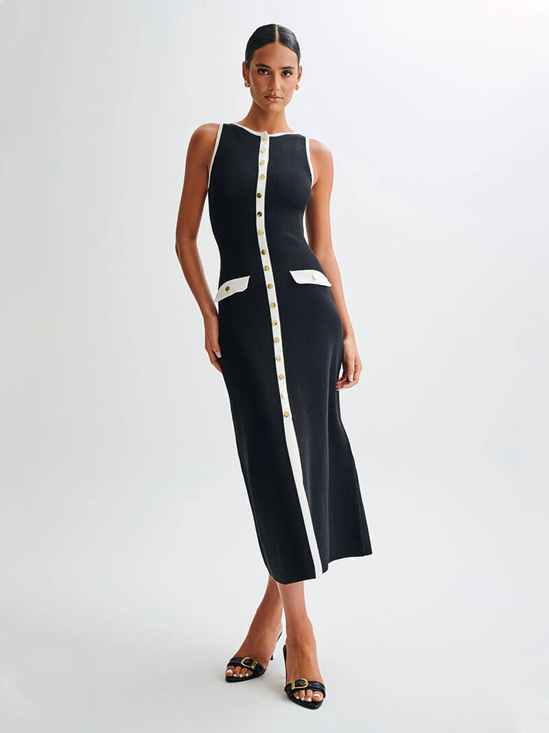 Natalie | Rochie Maxi fără Mâneci