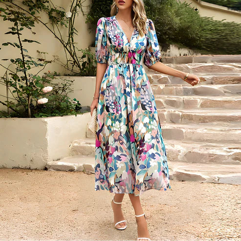 Leni | Rochie Midi Elegantă pentru Ocazii