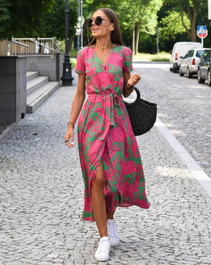 Rebeka | Rochie de vară cu imprimeu floral
