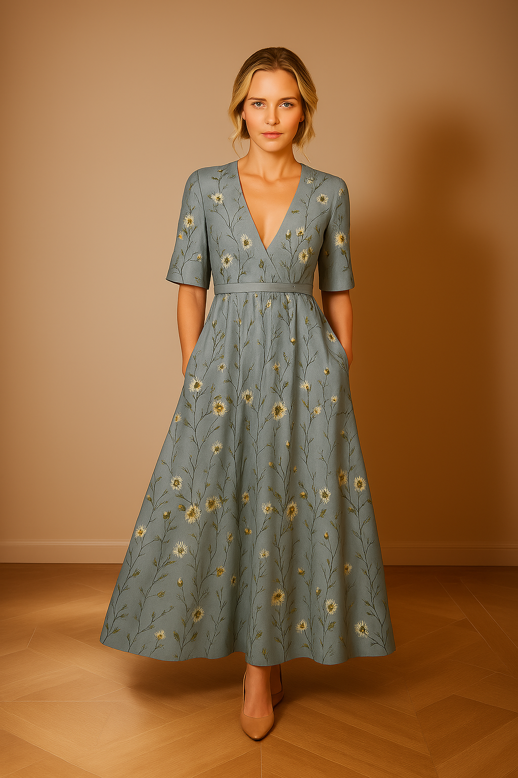 Lorraine | Rochie cu imprimeu floral