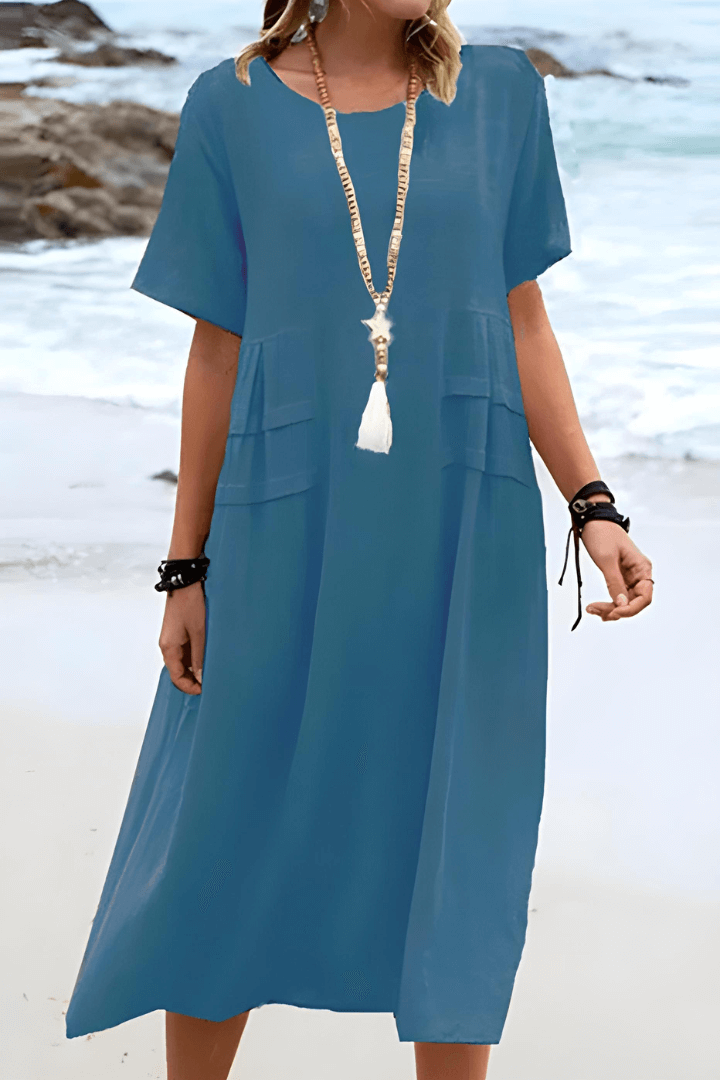 Aria™ - Rochie de in pentru vară