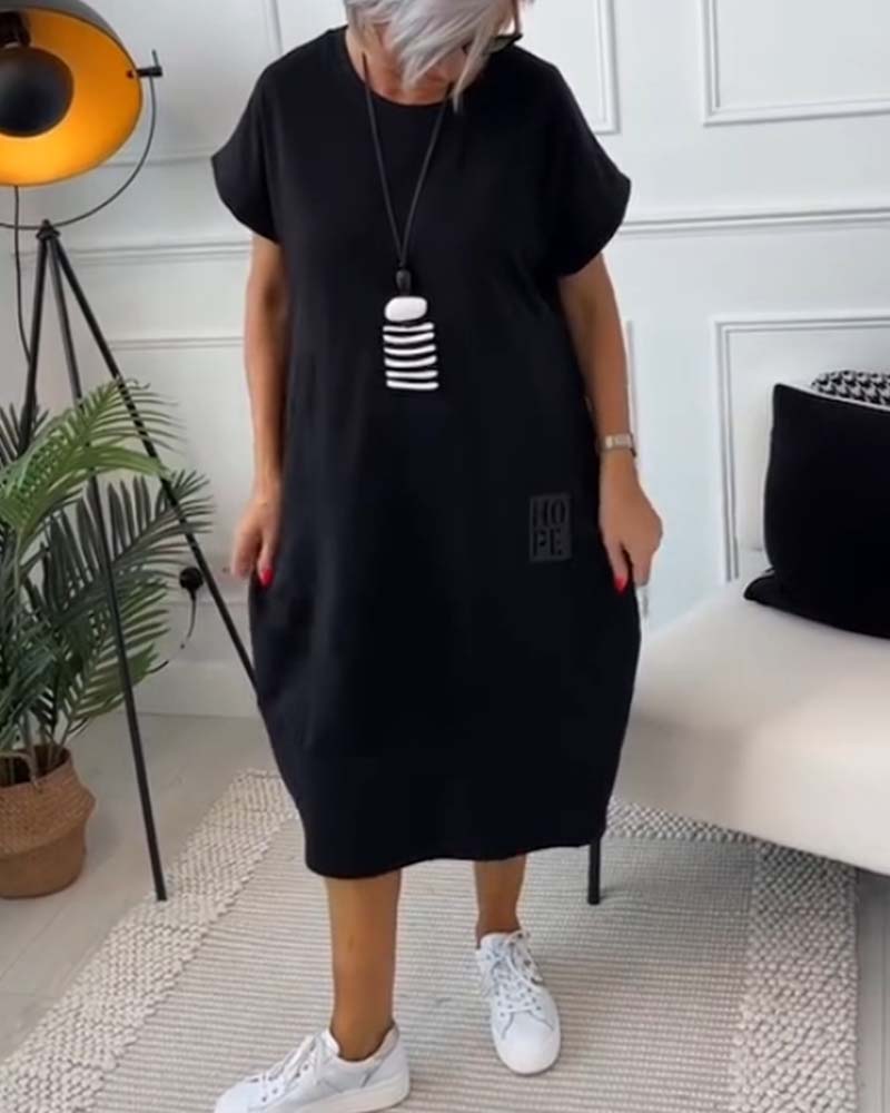Iris™ - Rochie Elegantă cu Mâneci Scurte