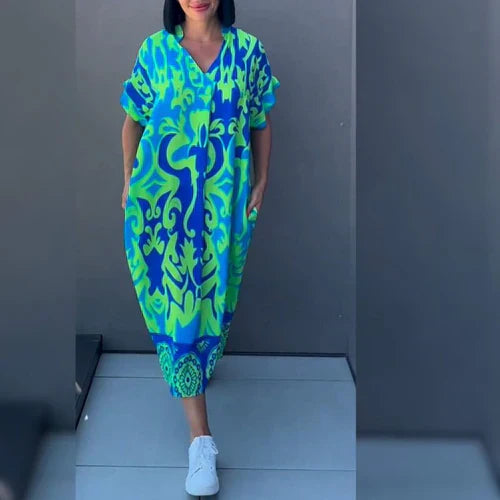 Rochie Florală Elegantă Elena™ - Stil Romantic și Sofisticat