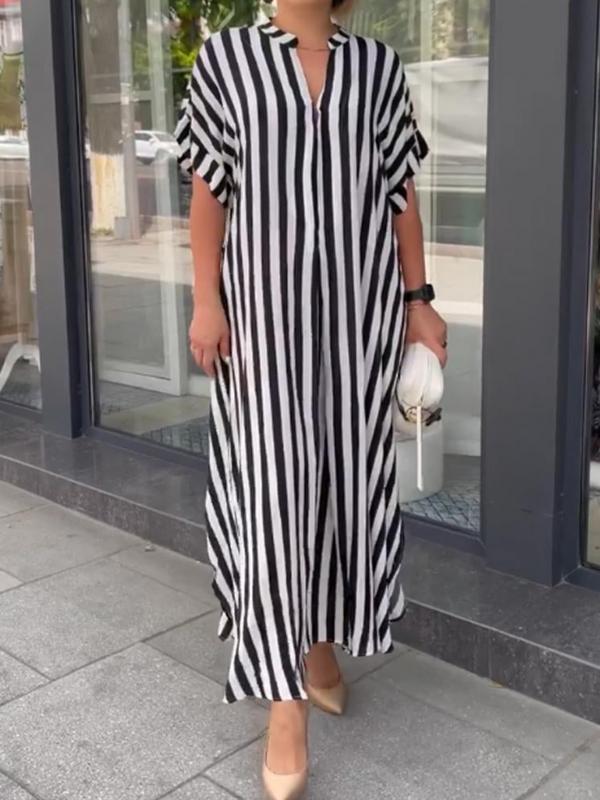 Liora | Rochie cu Model în Dungi