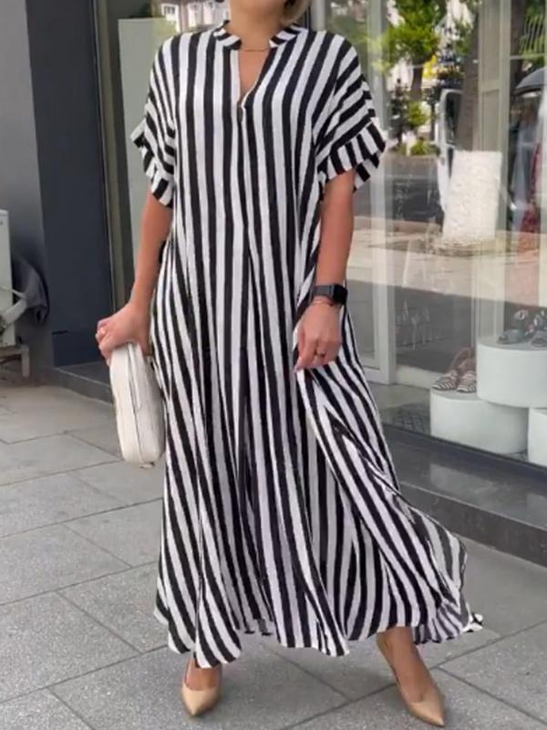 Liora | Rochie cu Model în Dungi