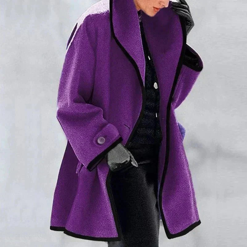 Maria™ | Jachetă din Fleece Plus Size, Stilată și Modernă