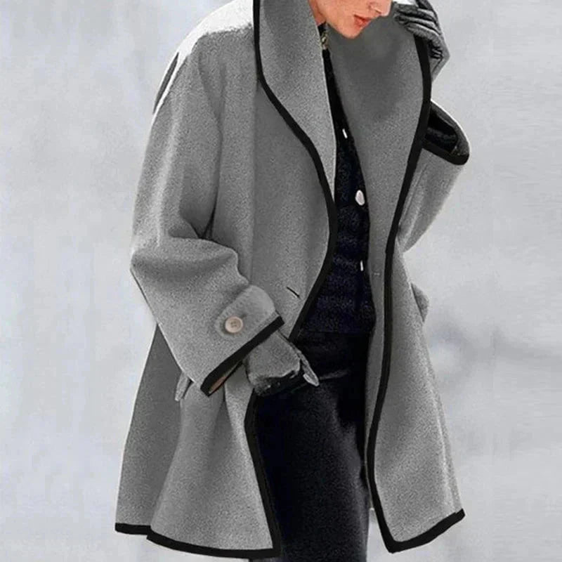 Maria™ | Jachetă din Fleece Plus Size, Stilată și Modernă
