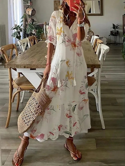 Dianna™ - Rochie Boho cu Acoperire pentru Burtă