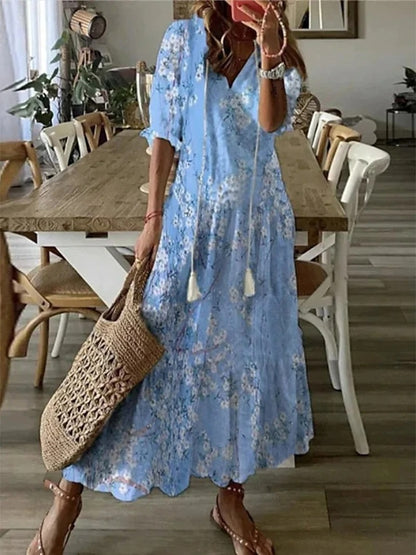 Dianna™ - Rochie Boho cu Acoperire pentru Burtă