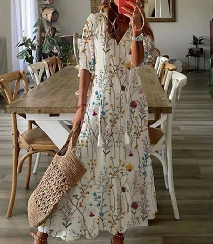Dianna™ - Rochie Boho cu Acoperire pentru Burtă