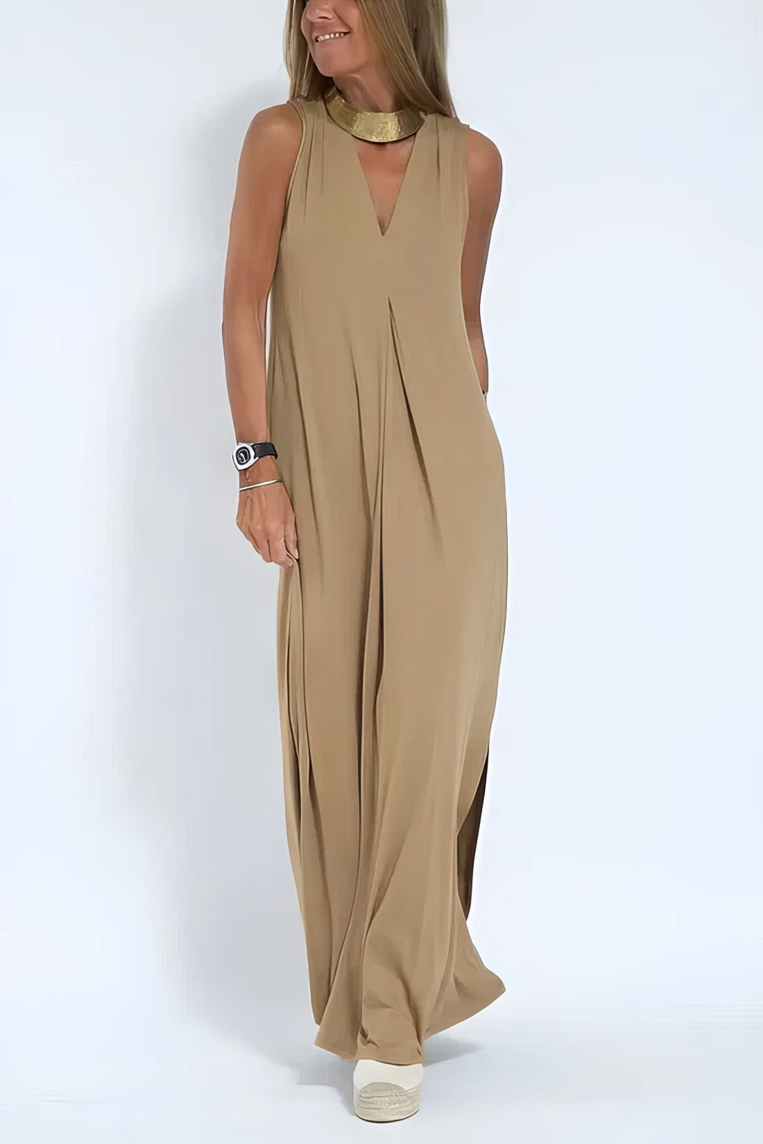 Elli | Rochie lungă elegantă cu cardigan asortat inclus