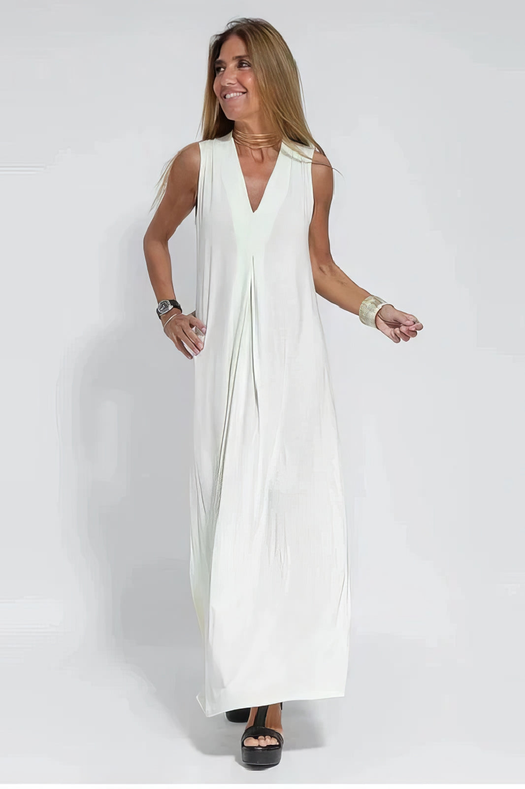 Natalia™ | Rochie lungă elegantă cu cardigan asortat, ambalată cu grijă ca un cadou